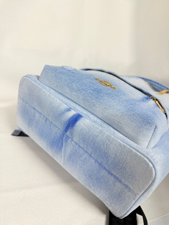 coach Taylor Small Backpack In Loved Denim cef27 main image 5